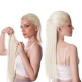 Miniatyrbild 1 av 4: Seamless Clip i Hårförlängningar Människohår Brun Slumpmässig färg Pu