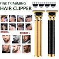 Miniatyrbild 3 av 11: Elektrisk Hårklippare Trimmer USB Uppladdningsbar Razor Clipper Sha gold 1 set