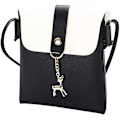 Miniatyrbild 1 av 5: Mini Crossbody-väska för tjej med hänge, PU-läder Crossbody-väska med rem Mobilväska Axelväskor för barn NO:2