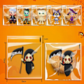 Miniatyrbillede 8 af 9: 100 stk. Halloween Slikposer Slikkagepose MIX 6 STYLES MIX Mix 6 styles
