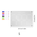Miniatyrbilde 1 av 11: Akryl Magnetisk Ukeplanlegger Kalender for Kjøleskap Whiteboard null - TYU052 Small