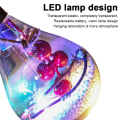 Miniatyrbillede 3 af 5: Christmas Led Transparent Julekugle Juletræspynt style 3