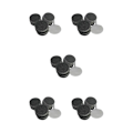Pikkukuva 2 / 5: 1/2/3/5 Sähköisen jalkaraspin vaihtotyynyt tehokas ja 35mm 80Grit 50 pcs 5PCS