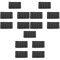 Miniatyrbild 3 av 3: 15 st Damer Elastiska BH Underkläder Extenders 3 rader 5 krokar BH Extenders Förlängningsband 15 pcs