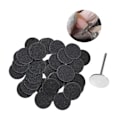 Pikkukuva 3 / 5: 1/2/3/5 Sähköisen jalkaraspin vaihtotyynyt tehokas ja 15mm 240Grit 50 pcs 1 Pc