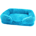 Miniatyrbild 1 av 7: Plush Washable Square Soft Cat Mat Pet Supplies Washable And Removable Pet  Deep Sleep Dog Sofa Bed Pet Supplie Drop Ship forest green 2XL(120x80x18CM)
