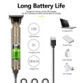 Miniatyrbild 5 av 5: 2021 Hårklippare Set Elektrisk Hårtrimmer Sladdlös Rakmaskin Trimmer 0mm Herr Frisör Hårklippningsmaskin Kompatibel Herr Uppladdningsbar 3 pcs
