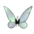 Miniatyrbilde 1 av 2: Fairy Wings Voksen Kostyme Shiny Transparent Wings Halloween black