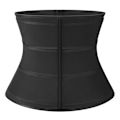 Miniatyrbillede 5 af 7: Neopren Lynlås Kvinde Shapewear Elasticitet Postpartum Recovery Black 2XL