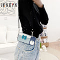 Miniatyrbild 2 av 4: Cartoons 3d Bow Wallet Lanyard Mjukt phone case för Iphone 12 Pro Max Mini X Xr Xs 11 Pro Max 6s 7 8 Plus Se 2020 Cute Cover