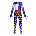 Miniatyrbild 1 av 3: Sundrop And Moondrop Fnaf Cosplay Kostym Barn Anime Jumpsuit Mask Skräck Halloween Jul Födelsedagsfest Kostym Z Moondrop Jumpsuit Kids 130cm