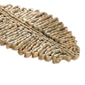 Pikkukuva 2 / 5: 1/2/3/5 Rattan Asetusalusta Luovaan Paksuun Khaki Lehtimuotoon Light Brown 23x16cm 1Set
