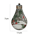 Miniatyrbillede 2 af 5: Christmas Led Transparent Julekugle Juletræspynt Style 6