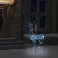Miniatyrbilde 2 av 9: vidaXL Juledekorasjon reinsdyr akryl 140 LED 120 cm kaldhvit white