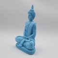 Miniatyrbilde 3 av 5: Meditasjon Statue Buddha Stauette Figur Buddhisme Resin Objekt DIY Hjemmeinnredning
