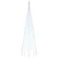 Miniatyrbilde 9 av 10: vidaXL Juletre for flaggstang kaldhvit 310 LED-er 300 cm