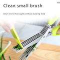 Miniatyrbilde 3 av 5: Saks Saks DIY Grønnsaksklippeverktøy Trimming Hjem Krydder Three Layers