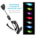 Miniatyrbild 8 av 9: Fiske Swinger Karp Fiskebettindikator Swinger Digitalt fiskelarmdelar LED-bettindikator Upplyst Swingerfiskeredskap