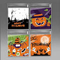 Pikkukuva 5 / 9: 100kpl Halloween Karkkipussit Makeiskeksipussi MIX 6 TYYLIÄ MIX Mix 6 styles