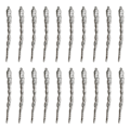 Miniatyrbilde 1 av 5: Istappheng Dekorativt juletre Transparent istapper silver