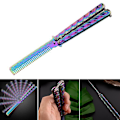 Miniatyrbild 4 av 5: Butterfly Comb Skägg Mustasch Borste Salong Tool Colourful