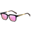Miniatyrbild 1 av 5: Universal Unisex fyrkantiga Anti Uv-glasögon Uv400 Klara Sommarglasögon Körsolglasögon Qinhai Pink