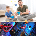 Pikkukuva 3 / 7: Poppy Playtime Huggy Wuggy Pop It Push Bubble Fidget -lelut Blue