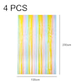 Pikkukuva 2 / 5: 4 kpl sateenkaarihapsuverho, häät, syntymäpäivä, Vertical bar gradient 2m