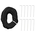 Miniatyrbilde 4 av 10: vidaXL Juletre for flaggstang kaldhvit 310 LED-er 300 cm