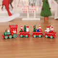 Miniatyrbillede 4 af 8: Juledekorationer Jul Trætog Børnehave Ferie Julegaver Juledekoration Gave Red new style train