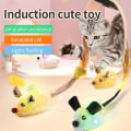Miniatyrbild 1 av 6: Interaktiv Random Walking Simulering Mus Vibrationssensor Kattunge Pet Cat Plyschleksak gray mice
