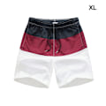 Pikkukuva 5 / 5: 1/2/3/5 Hengittävät ja tyylikkäät miesten shortsit - kesään Wine Red and Black XL,1 1 Pc