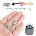 Miniatyrbild 8 av 8: 1/2/5 st Fiske Tungsten fallsänke 5.3G-5PCS 5.3G-5PCS