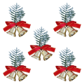 Miniatyrbild 10 av 11: Hängande julgransdekoration Konstgjord julplanta hängande prydnad med bollklocka grankottedekorationer null - 2