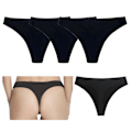 Miniatyrbild 1 av 4: 3-pack Sealess Invisible thong - Stringtrosor - M