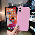 Miniatyrbillede 2 af 5: Telefoncover til forskellige iPhones - Monokromt firkantet cover Sort Til iPhone X