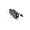 Miniatyrbild 3 av 5: Dynamisk LED sidoblinkers, svart rökblinkersbyte för FORD/SEAT/SKODA/VW/LUXFACTORY - Svart