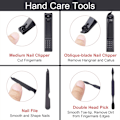 Miniatyrbild 4 av 5: Nagelklippare, 7 st Professionell set, nagelsaxar & E