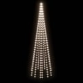 Miniatyrbilde 2 av 10: vidaXL Juletre for flaggstang kaldhvit 310 LED-er 300 cm