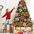 Miniatyrbillede 6 af 8: 30 stk. Juledekoration Blomster, Snefnug Dekoration, Blomst til Rot