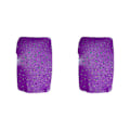 Miniatyrbild 2 av 5: 1/2/3 Kvinnor Crystal Rhinestone Fishnet Mesh Purple 2Set