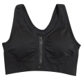 Miniatyrbild 1 av 11: Kvinnor Sport-BH High Impact Front Fäst Dragkedja Trådlös Post Surgery Support Tränings-BH Full täckning Löp-BH Black XL