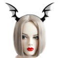 Miniatyrbilde 1 av 5: Nye Bat Wings Ører Hårbøyle Halloween Party Pannebånd Hårbånd Hodeplagg Cosplay