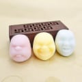 Miniatyrbilde 3 av 4: Kjempe Squishy Face Menneskelig morsom ball trykk reduser anti-stress leketøy