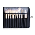Miniatyrbillede 6 af 10: Foldbar taske til professionelle rejser for makeupbørster black