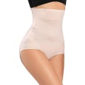 Miniatyrbild 1 av 4: Damer agkontroll Trosor Shapewear Slimming Trosor Shaping Trosor Hög midja Underkläder Butt Lifter Body Shaper Beige*x Cross M