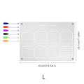 Miniatyrbillede 1 af 11: Akryl Magnetisk Ugeplanlægger Kalender til Køleskab Whiteboard null - TYU052 Large