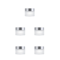 Miniatyrbillede 2 af 5: 1/2/3/5 Multipurpose Mat Kosmetisk Ansigtskrukke - Holdbar og silvery 50g,1 5PCS