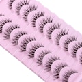 Miniatyrbild 8 av 9: Lösögonfransar Faux Mink Lashes Falska ögonfransar