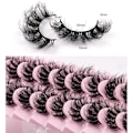 Miniatyrbild 2 av 11: 10 Par Mink Ögonfransar 3D Mink Fransar Tjocka Handgjorda Helremsa Fransar Grymhetsfria Mink Fransar Lösögonfransar Makeup A